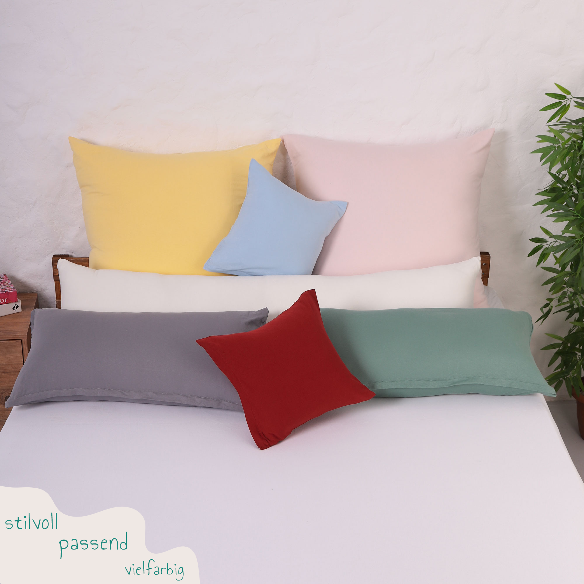 Livessa Beige Kissenbezug (2er Set)